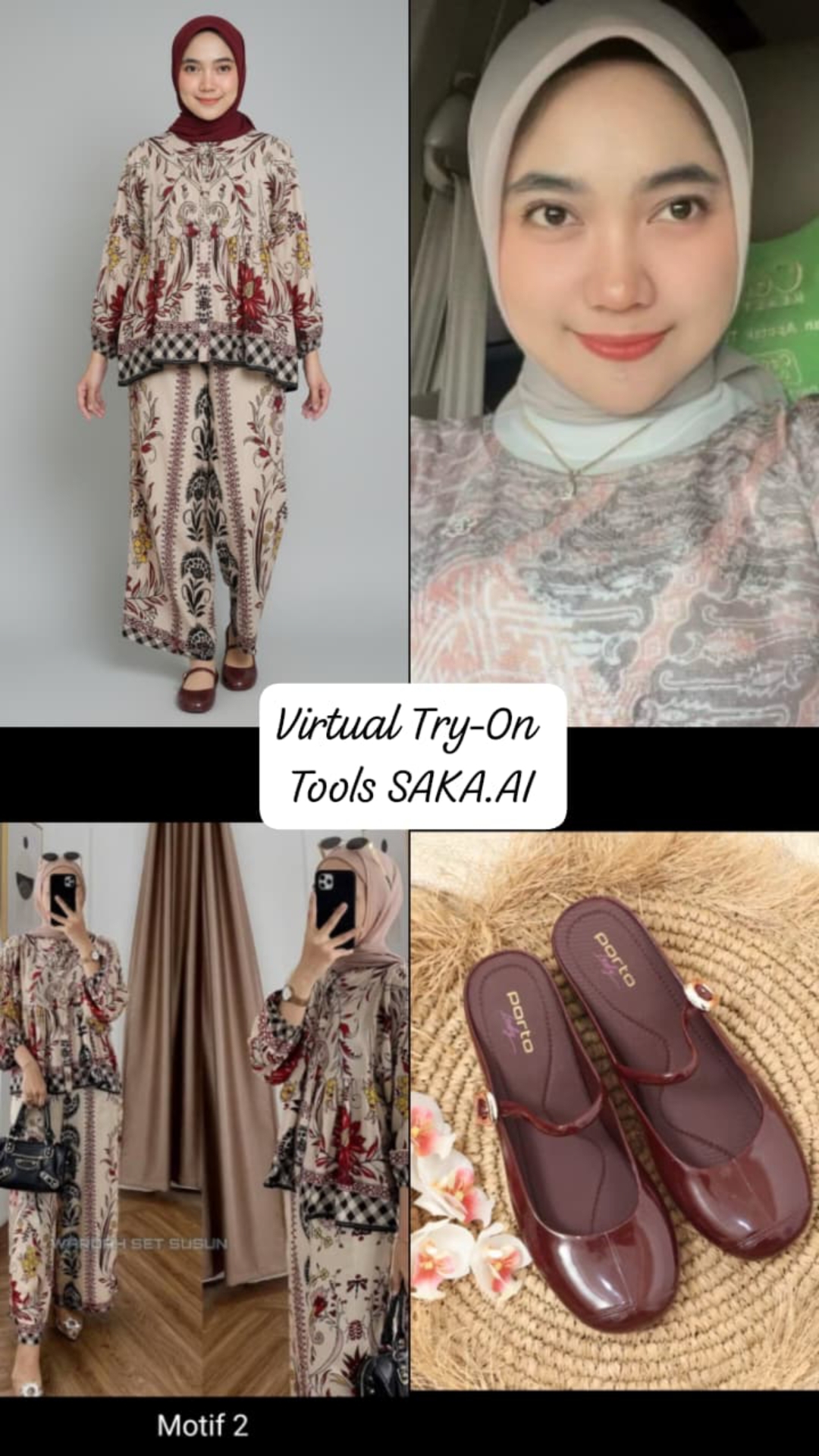 Hasil Virtual Try-On Saka.AI Studio